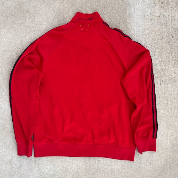 Converse One Star Men’s Red Full Zip Up Jacket (Size XL) - Picture 2 of 11